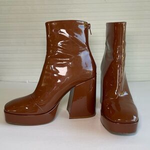 Steve Madden Luisina Cognac Boots